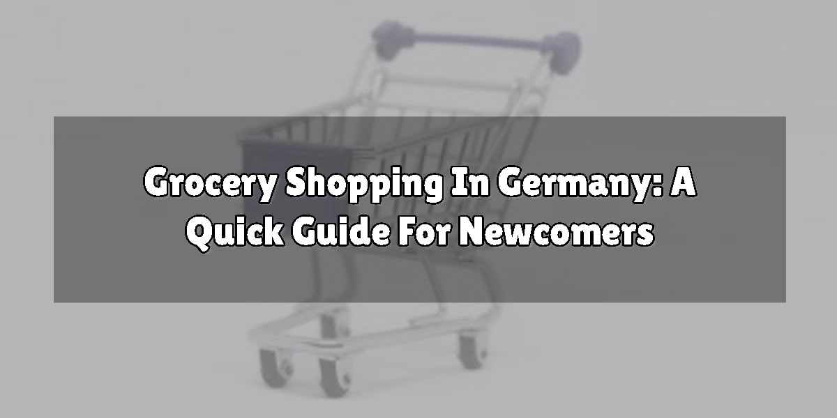 Grocery Shopping In Germany: A Quick Guide For Newcomers