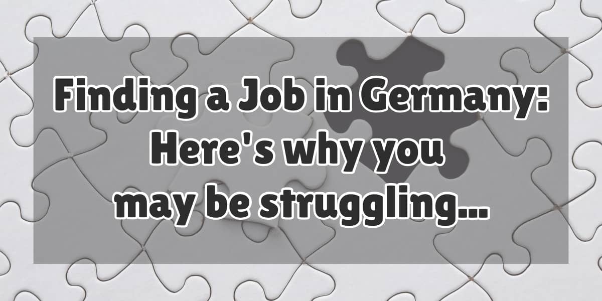 finding a job in germany